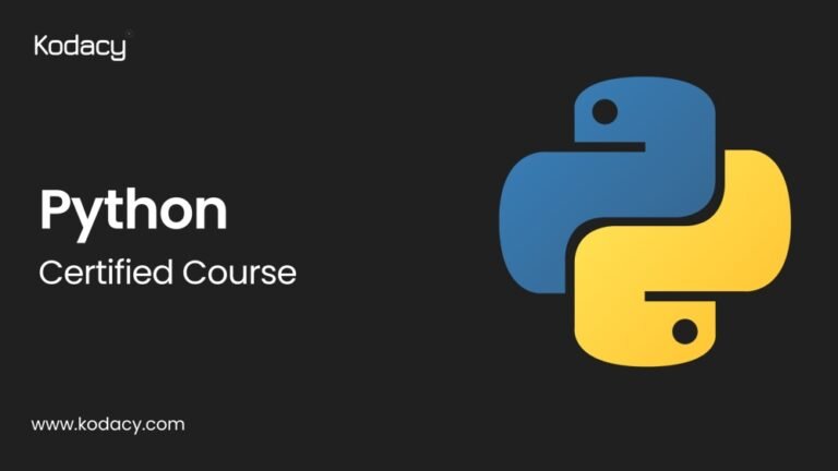 New CourseKodacy का Python सर्टिफाइड कोर्स: फुल स्टैक डेवलपमेंट और डेटा साइंस